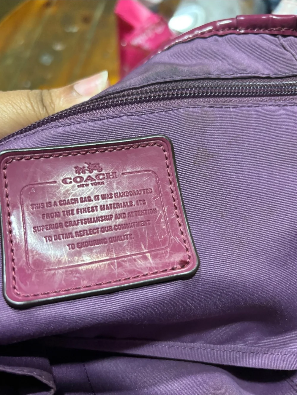 Coach Quilted Cahain-Handle Tote Bag in Pink - PROJECT